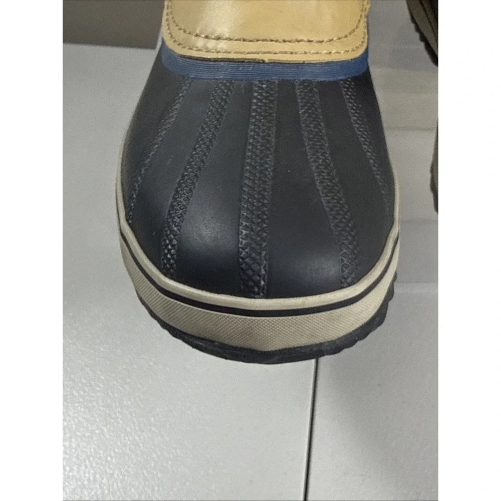 Sorel 1964 Pac‎ Nylon Waterproof Winter Snow Boot Men US 9 Tan/Black WORN ONCE!